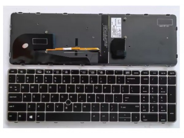 Tipkovnica za prenosnik HP ZBook 15u G3, 15u G4, HP EliteBook 755 G3, 755 G4, 850 G3, 850 G4 priložene nalepke za Š Đ Ž Ć Č